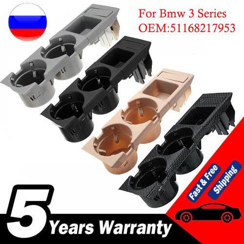For Bmw 3 Series E46 323i 318i 320i 98-06 Car Center Console Water Cup Holder Beverage Bottle Holder Coin Tray 51168217953