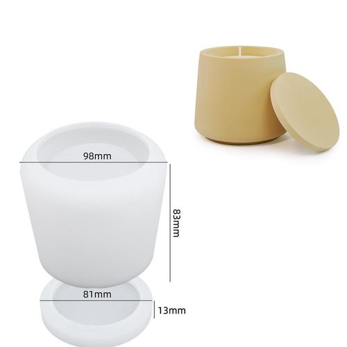 Diy Aromatherapy Candle Silicone Mold Cement Candle Cup Ornaments Mould Handmade Crystal Resin Mold Crafts Decoration