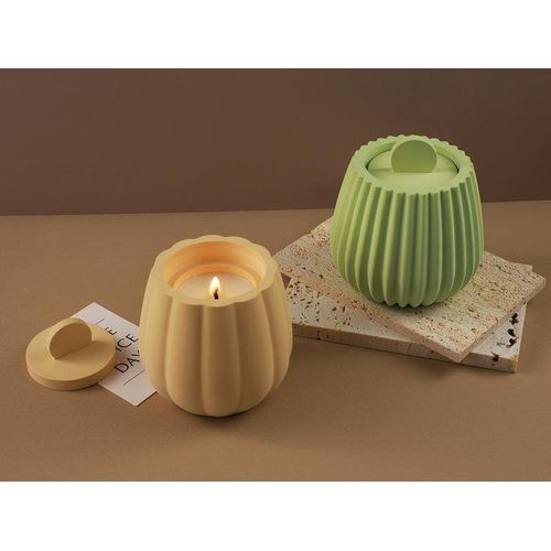 Diy Aromatherapy Candle Silicone Mold Cement Candle Cup Ornaments Mould Handmade Crystal Resin Mold Crafts Decoration