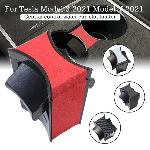 Car Water Cup Slot Slip Limit Clip Abs For Tesla Model 3 Model Y 2021 Auto Cup Holder Limiter Partition Separator