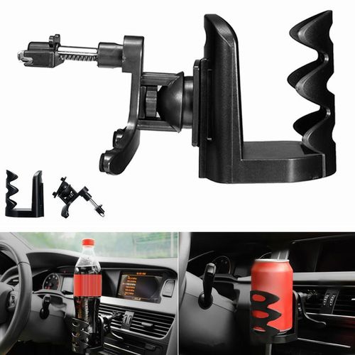Auto Car Air Vent Outlet Beverage Cup Drink Water Bottle Clip-On Holder Stand