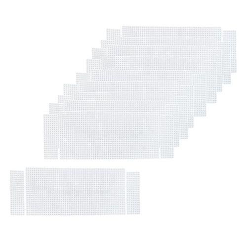10 Pieces Plastic Mesh Canvas Bag Sheets Accessories Handmade For Bag