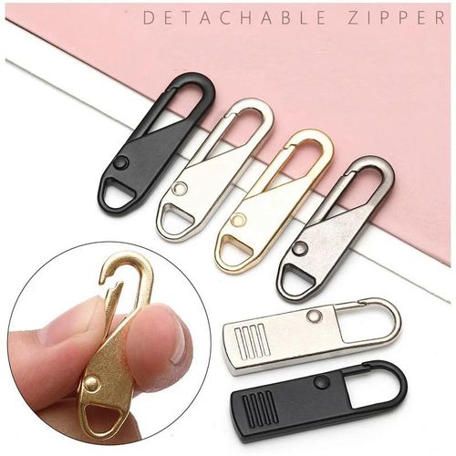 Detachable Replacement Zipper Pull Puller End Fit Rope Tag Clothing Fixer Broken Buckle Zip Cord Tab Bag Suitcase Backpack Tent