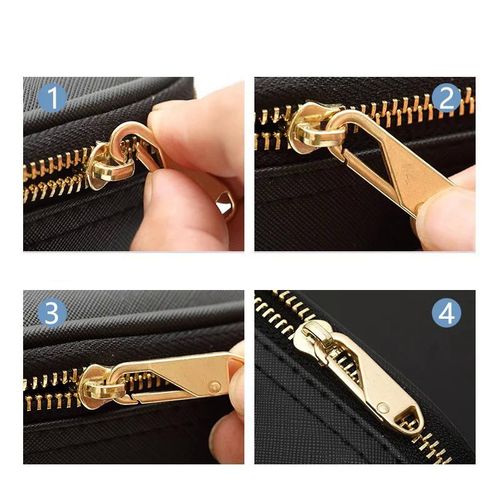 Detachable Replacement Zipper Pull Puller End Fit Rope Tag Clothing Fixer Broken Buckle Zip Cord Tab Bag Suitcase Backpack Tent