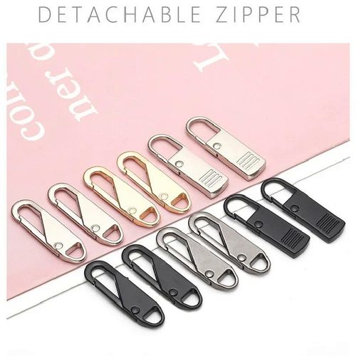 Detachable Replacement Zipper Pull Puller End Fit Rope Tag Clothing Fixer Broken Buckle Zip Cord Tab Bag Suitcase Backpack Tent