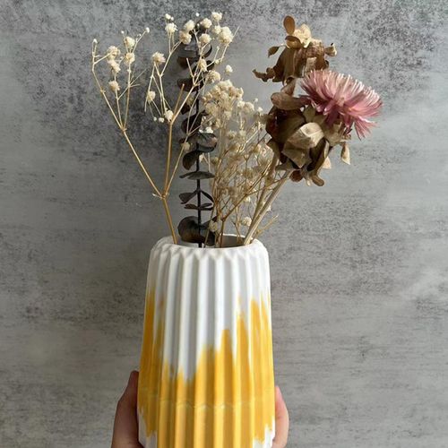 Resin Molds Silicone Flower Pots Mould For DIY Planter Pot Home
