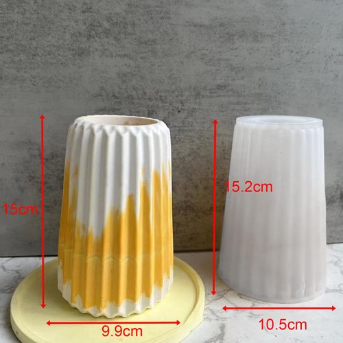 Resin Molds Silicone Flower Pots Mould For DIY Planter Pot Home
