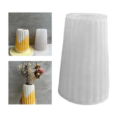 Resin Molds Silicone Flower Pots Mould For DIY Planter Pot Home