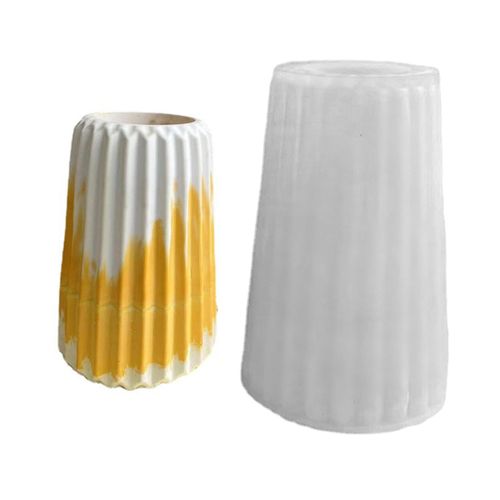 Resin Molds Silicone Flower Pots Mould For DIY Planter Pot Home