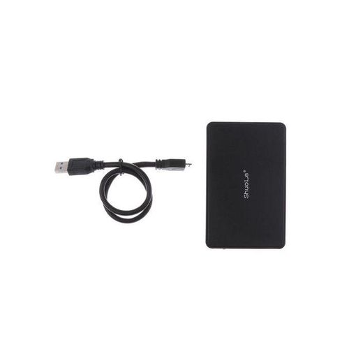 USB 3.0 Micro HDD  External Hard Drive Disk Enclosure Case 2 Black
