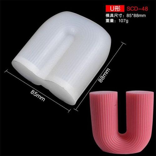 Creative Arch Door Silicone Candle Mold DIY U-Shaped Rainbow Bridge Plaster Epoxy Resin Candles Making Supplies Home Decor