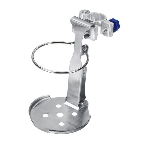 Auzan Stainless Steel Folding Cup Drink Holder Adjustable Bottle Stand For Boat Truck Silver Rust-Proof Corrosion-Resistant