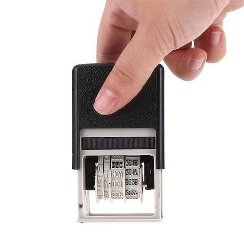 Self Inking Date Stamp Adjustable Date Sign Stamps Diy