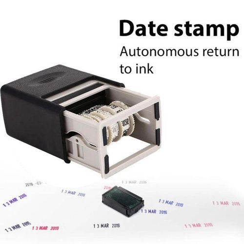 Self Inking Date Stamp Adjustable Date Sign Stamps Diy