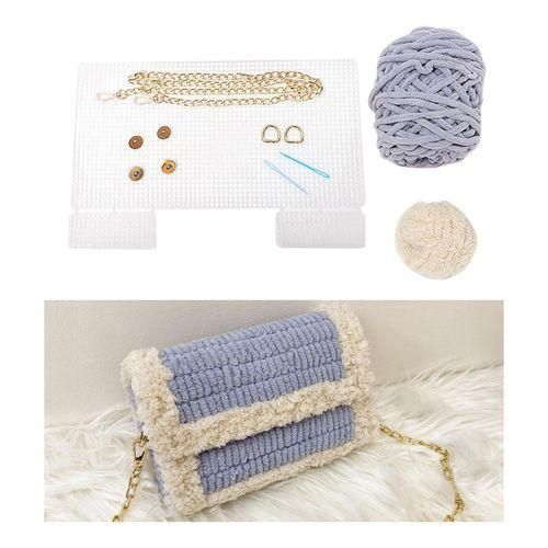 Bag Making  Accessories Handmade  Mesh Template Bag Blue