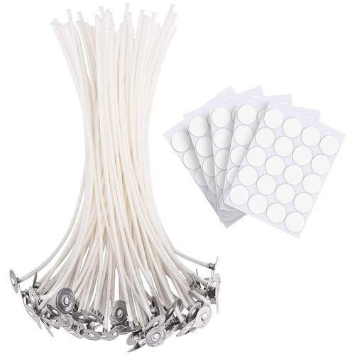 Diy Candle Supplies 100pcs Cotton Candle Wick Set with Metal Wick  NO5112