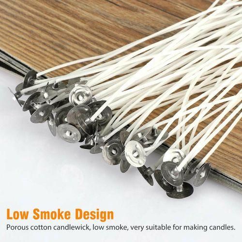 Diy Candle Supplies 100pcs Cotton Candle Wick Set with Metal Wick  NO5112