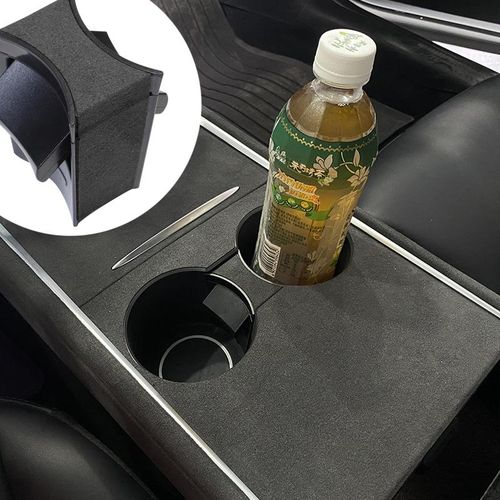 Car Water Cup Slot Slip Limit Clip Auto Cup Holder Limiter Partition Separator Abs For Tesla Model 3 Model Y 2021
