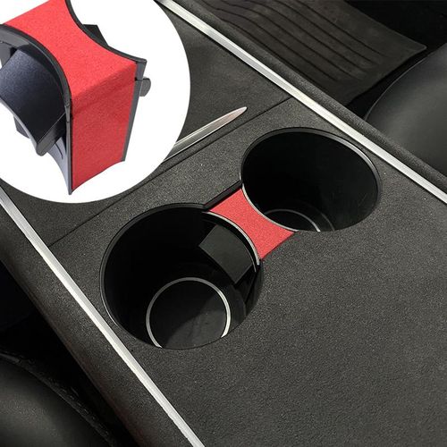 Car Water Cup Slot Slip Limit Clip Auto Cup Holder Limiter Partition Separator Abs For Tesla Model 3 Model Y 2021