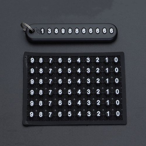 Anti-Lost Keychain with Phone Number Strip Weave Rope Pendant Key Holder Stainless Steel Car Keyfob KeyRing for Men Women Gifts-01_black