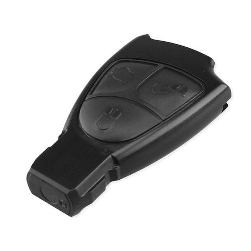 KEYYOU Car Key Case Key Rings For Mercedes Benz C B E Class W203 W211 W204 YU BN CLS CLK Remote Key Case 2/3/4 Buttons-3 B with Clamp_Orange