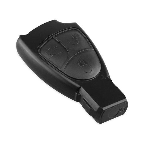 KEYYOU Car Key Case Key Rings For Mercedes Benz C B E Class W203 W211 W204 YU BN CLS CLK Remote Key Case 2/3/4 Buttons-3 B with Clamp_Orange