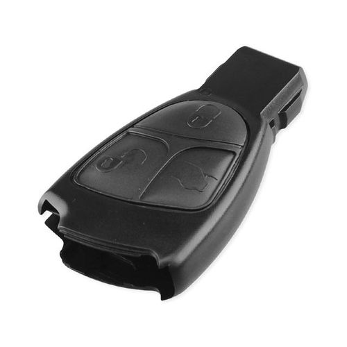 KEYYOU Car Key Case Key Rings For Mercedes Benz C B E Class W203 W211 W204 YU BN CLS CLK Remote Key Case 2/3/4 Buttons-3 B with Clamp_Orange