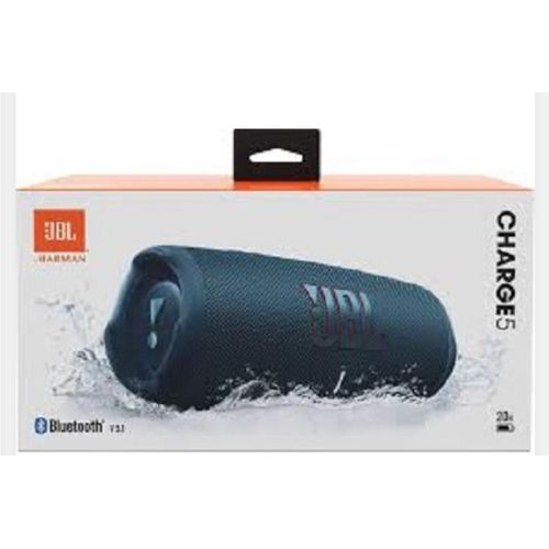 Jbl Charge 5 Portable Waterproof Bluetooth Speaker -Blue/Black