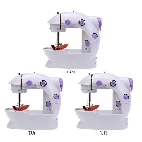 Multifunctional Electric Sewing Machine With Foot Pedal Mini Electrical Miniature Sewing Machine Led Household Accessories