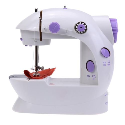 Multifunctional Electric Sewing Machine With Foot Pedal Mini Electrical Miniature Sewing Machine Led Household Accessories