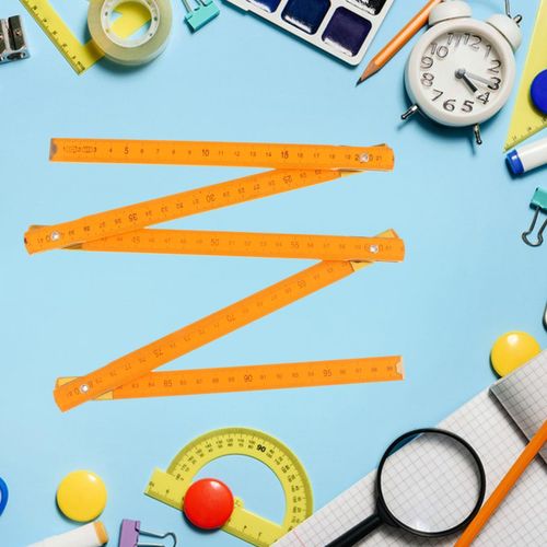 Folding Meter Stick Wooden Folding Ruler For Engineers