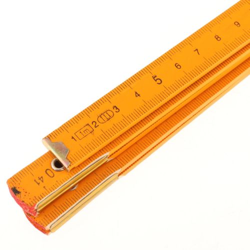 Folding Meter Stick Wooden Folding Ruler For Engineers