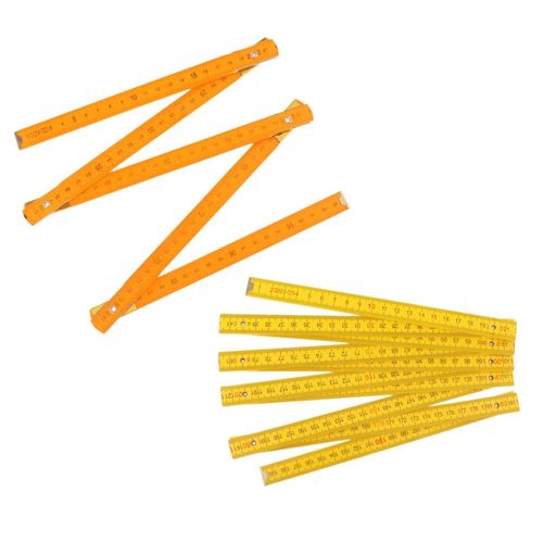 Folding Meter Stick Wooden Folding Ruler For Engineers