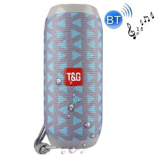 TG TG117 Portable Bluetooth Stereo Speaker, With Built-In MIC-Blue
