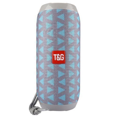 TG TG117 Portable Bluetooth Stereo Speaker, With Built-In MIC-Blue