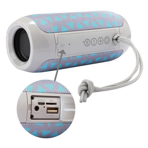 TG TG117 Portable Bluetooth Stereo Speaker, With Built-In MIC-Blue