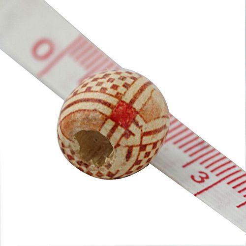 200 Mixed Patterns Wood Beads For Craft Jewellery Dolls Hair Braiding