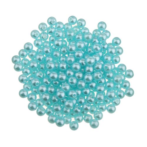 400Pcs Wholesale 4mm ABS Plastic Pearl Beads with Blue