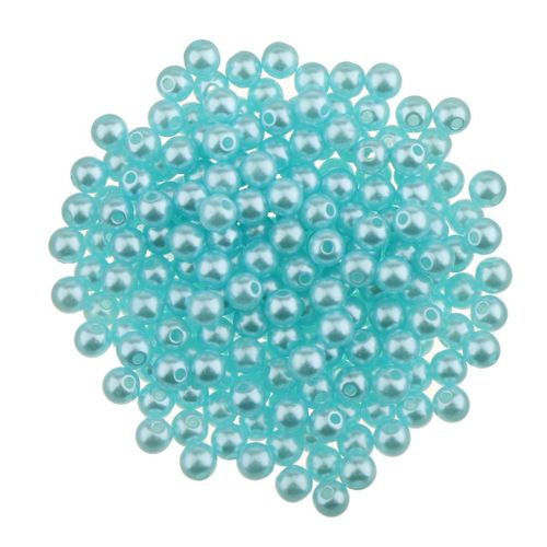 400Pcs Wholesale 4mm ABS Plastic Pearl Beads with Blue