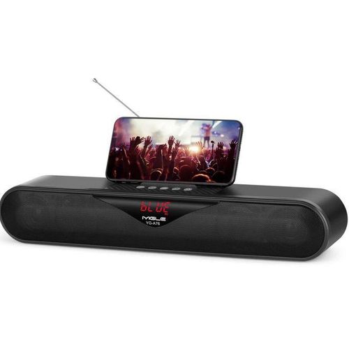 MGLE Wireless Bass Sound Bar-Black