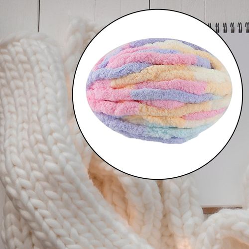 Thick Chunky Yarn Chunky Wool Yarn Comfortable Colorful