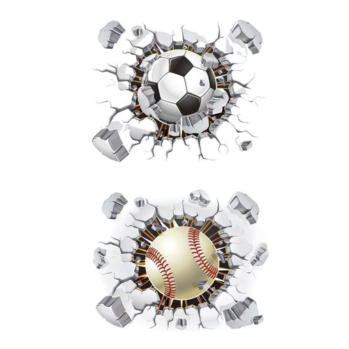 Wall Sticker Decor  Waterproof Wall Decal Football
