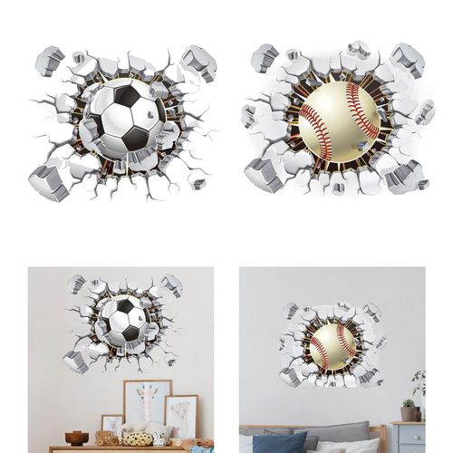Wall Sticker Decor  Waterproof Wall Decal Football