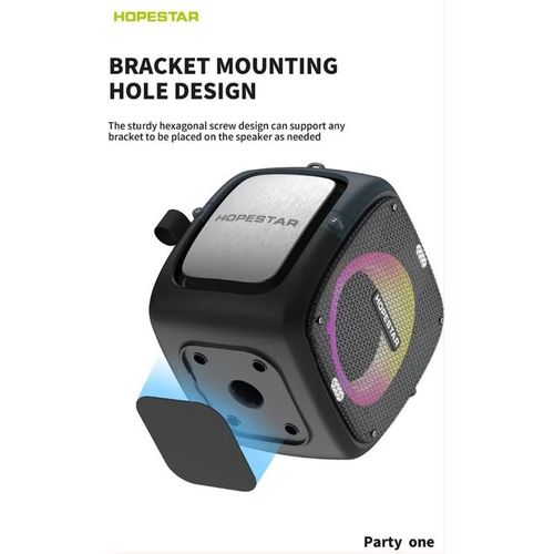 Hopestar Party Lighting Wireless Bluetooth Speaker – Multicolour