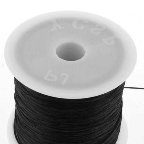 Elastic String Cord Thread Beading String For Making Bracelet Black