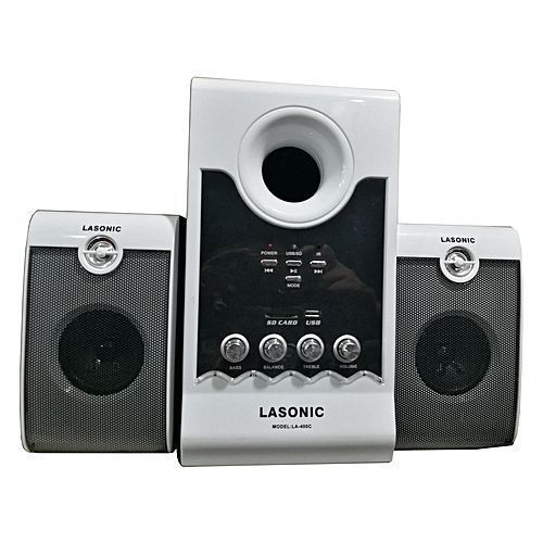 Lasonic Multimedia Speaker System - White, Black LA-400C