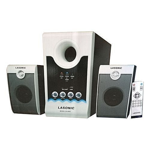 Lasonic Multimedia Speaker System - White, Black LA-400C
