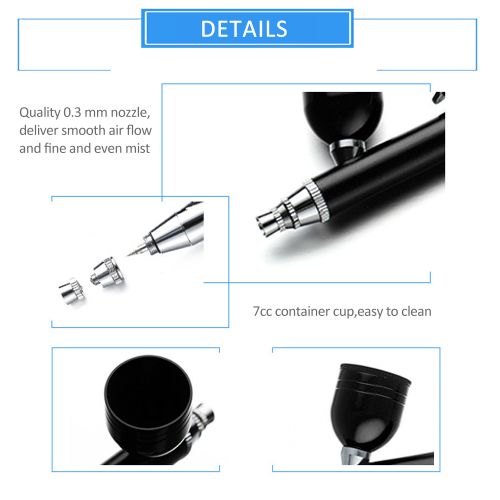 Airbrush Portable Handheld Airbrush  Accessories 0.3mm