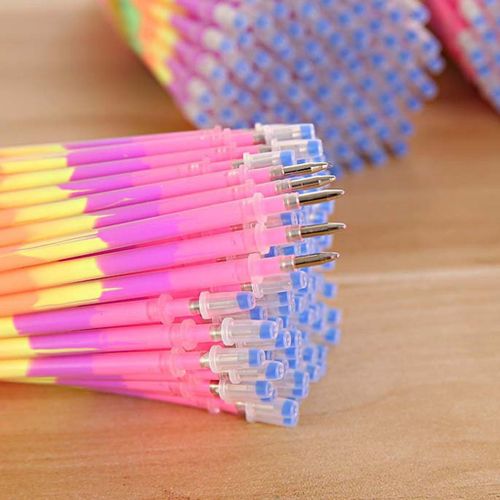 Gel Color Pens Refills, Ink Glitter Pens Multicolor 2
