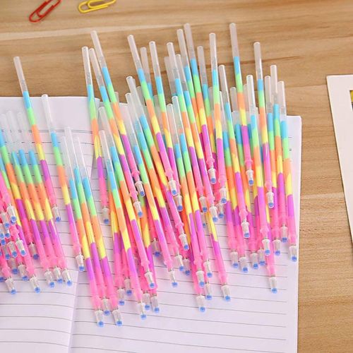 Gel Color Pens Refills, Ink Glitter Pens Multicolor 2